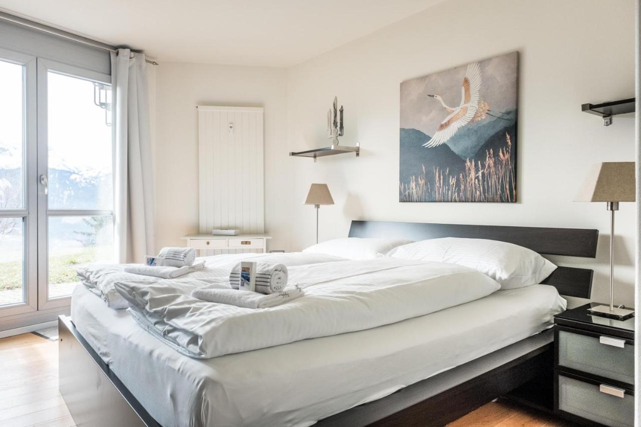 Apartment Alpenrose 2.5 Mit Mitbenutzung Spa & Wellness - Griwa Rent Ag Беатенберг Экстерьер фото